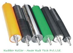 HDPE Flexo Printing Machine Roller, Outer Material : Rubber