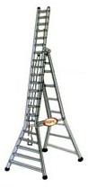 Aluminum Self Supporting Telescopic Ladder