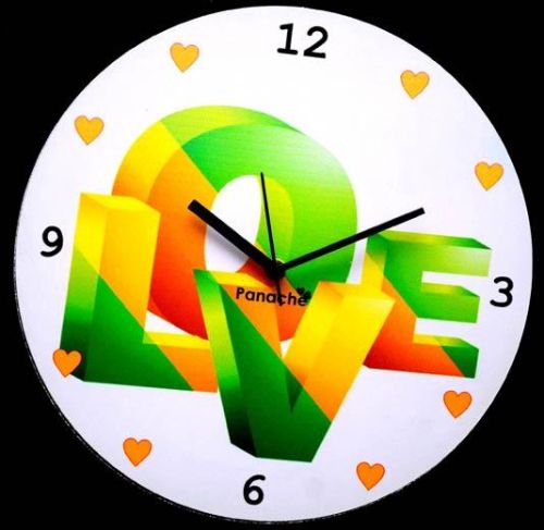 Panache Love Printing Clock