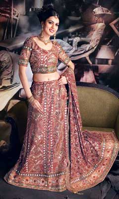 Bridal Lehenga Choli (with Contemporary Resham)