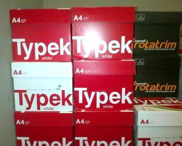 Rotatrim and Typek Papers Double A4 Paper