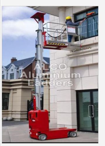 Single Mast Aerial Work Platform, For Constructional, Industrial, Certification : ISI Certified