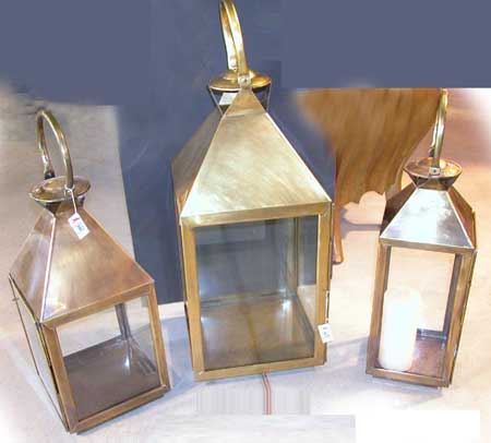 Brass Candle Lantern