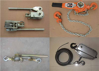 Block Winch Ratchet Chain Hoist