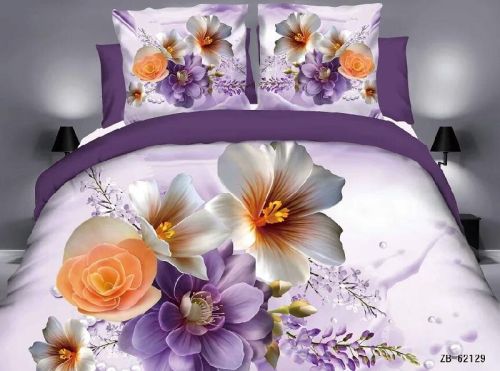 Cotton Bed Sheet Set, For Home, Hotel, Style : 5D Print