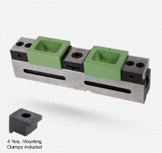 MULTIPLE CLAMPING VICE WITH TWC-16 WEDGE CLAMPS