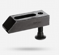 TAPPED END CLAMP - WITH ADJUSTABLE SUPPORT