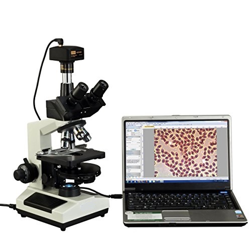 TRINOCULAR MICROSCOPE WITH CCTV ATTACHMENT