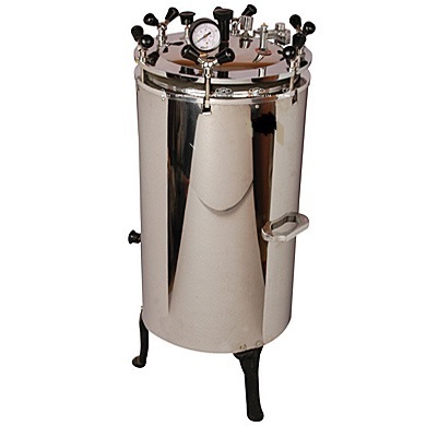 VERTICAL AUTOCLAVE DOUBLE DRUM