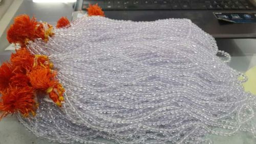 Stone Crystal Malas, For Puja, Color : Clear