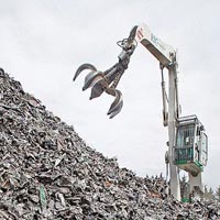 Shredded Metal Scrap