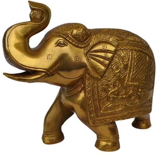 Brass Elephant Statue For Gift and Decoration By Aakrati