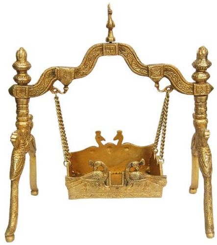 Brass Swing (Palna) For Lord A Unique Figure For Your Temple