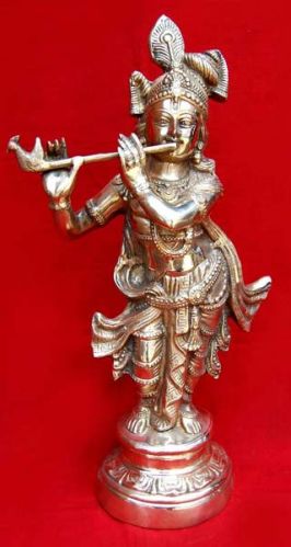 Aakrati Brass Krishna Statue
