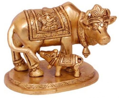 Statue Of Cow and Calf For Home Or Office Decoration As Table Showpie