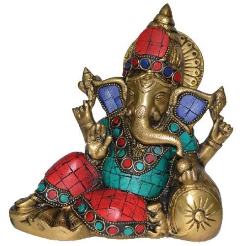 Temple Worship Lord Ganesha- Ganpati, Feature : Polished Look