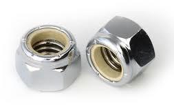 Polished Mild Steel Nylock Nut