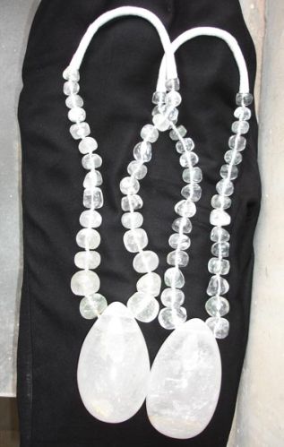 Crystal Bead Big Drop Necklaces