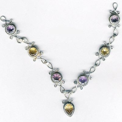 Riyo Gems Silver Necklaces