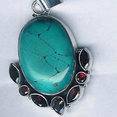 Riyo Gems Silver Pendants