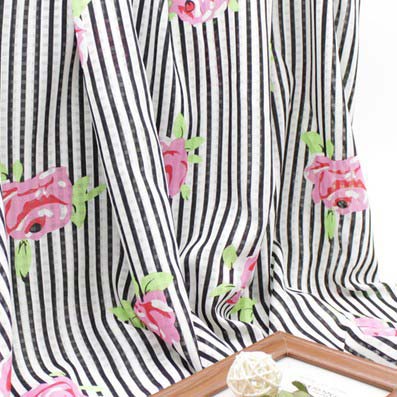 Striped Fabric, For Garments, Width : 44-45'