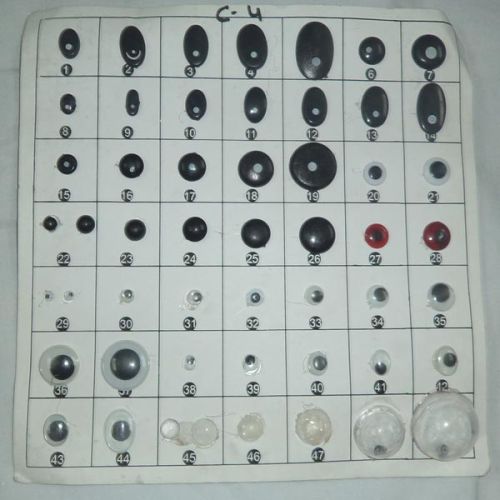 Cotton Soft Toys Eyes, For Baby Playing, Technics : Machine Made