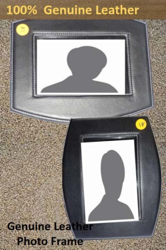 Polished Leather Photo Frames, Pattern : Plain