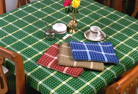 Generic Checked Cotton Checks Table Cloth