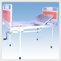 Hospital Semi-Fowler Bed With Plastic Panel, Size : 203 Cm X 90 Cm X 60 Cm
