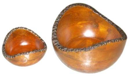 Teak Wood Wooden Bowl, Color : Brown