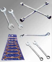 Polished Stainless Steel Spanner, Color : Silver, Length : 15-30mm