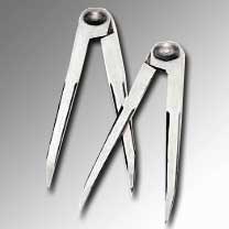 Steel Wing Compass, Packaging Type : Silver for Drawing Circles Arcs