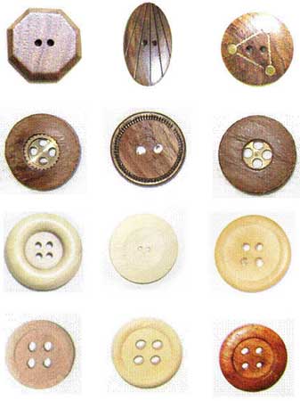 Handcrafted Wooden Button