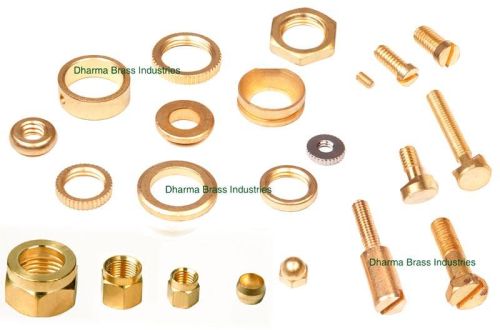 Brass Nuts, Color : Golden