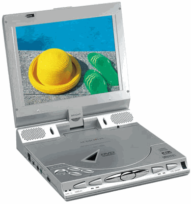 Audiovox DVD-1680 Portable DVD Player, Packaging Type : Box