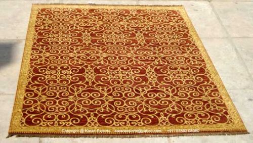Royal Hand Knotted Wool Carpet Anitque
