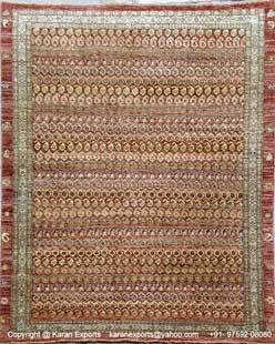 Printed Luxury Handmade Woolen Floor Carpet Anitque