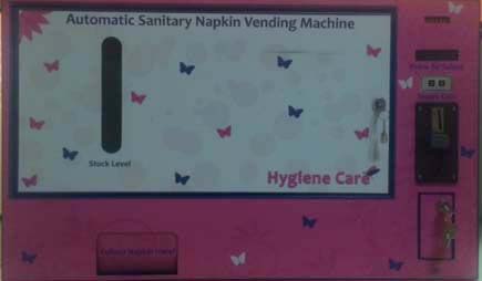 Electric 100-1000kg Sanitary Napkin Vending Machine, Certification : CE Certified