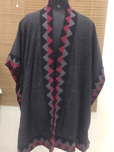 Ladies Wool Poncho, Size : M, XL