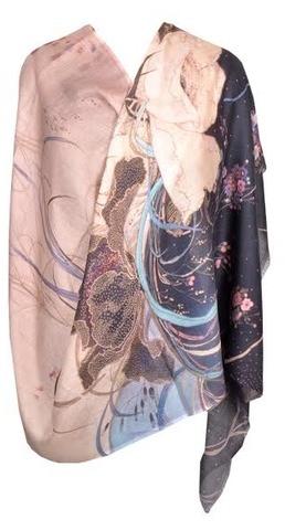 Printed Ladies Nylon Stoles, Size : 90 cmx180 Cm