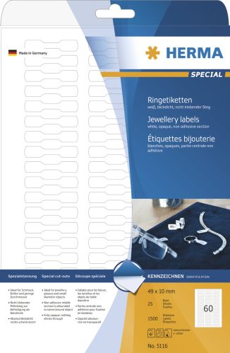 Herma Jewellery Labels A4