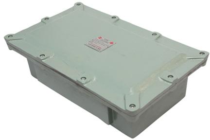 Cast Aluminium LM -6 Coated Flameproof Junction Box, For Pharmaceutical, Petroleum Industry, Pattern : Plain