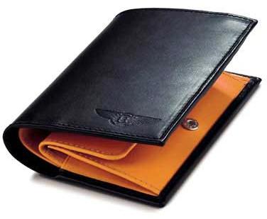 Black Rectangular Leather Wallets, For Holding CD, Size : 3inch