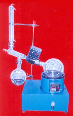 Polished Stainless Steel Vacuum Rotary Evaporator, For Chemical Industry, Voltage : 110V