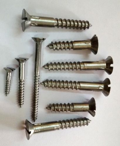 Iron Shaved Head Wood Screws