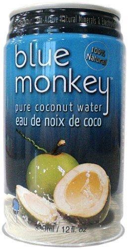 Blue Monkey 100% Natural Coconut Water, 11.2-ounce (pack Of 24)