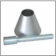 Sand Absorption Cone and Tamper