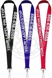 Digital Printed Satin ID Card Lanyards, Color : Multi Colour