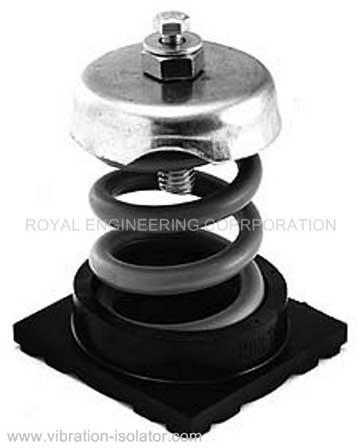 Free Standing Helical Spring Vibration Isolator