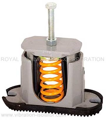 Housed Helical Spring Vibration Isolator